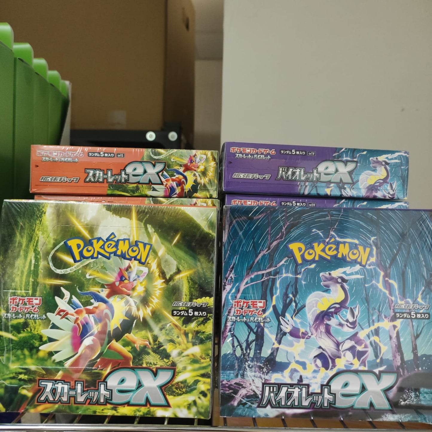 🌟現貨📣🔥SV1S/SV1V🔥 日版 Pokémon Card Game(原箱原盒有膠膜)朱紫ex PTCG Booster Box 「スカーレットex」「バイオレットex」