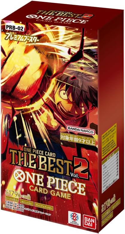🔥現貨🔥日版透明膠紙 ONE PIECE CARD THE BEST 2[PRB-02]海賊王 Booster Box 擴充包 OPCG(原箱原盒)🌟