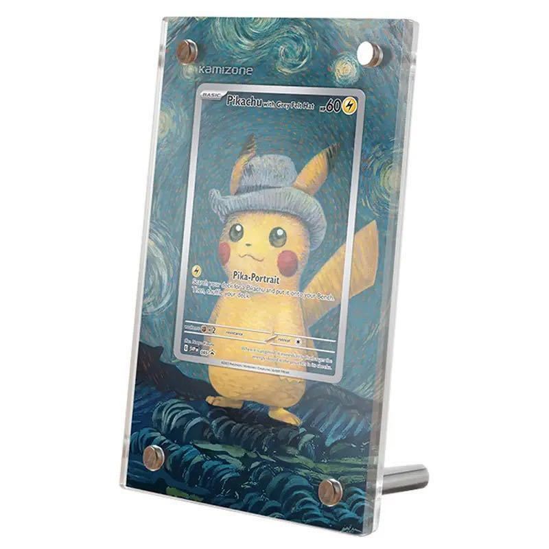 現貨📦Pokemon card 梵高博物館比卡超寶可夢卡牌 梵高比卡超卡磚 卡架 展示架 [PTCG]🌟（不含卡‼️‼️）